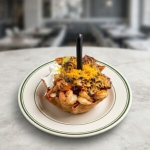 Loaded Shrimp Taco Bowl