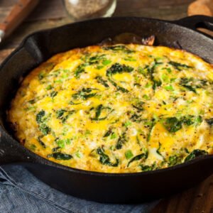 Spinach & Feta Cheese Omelet